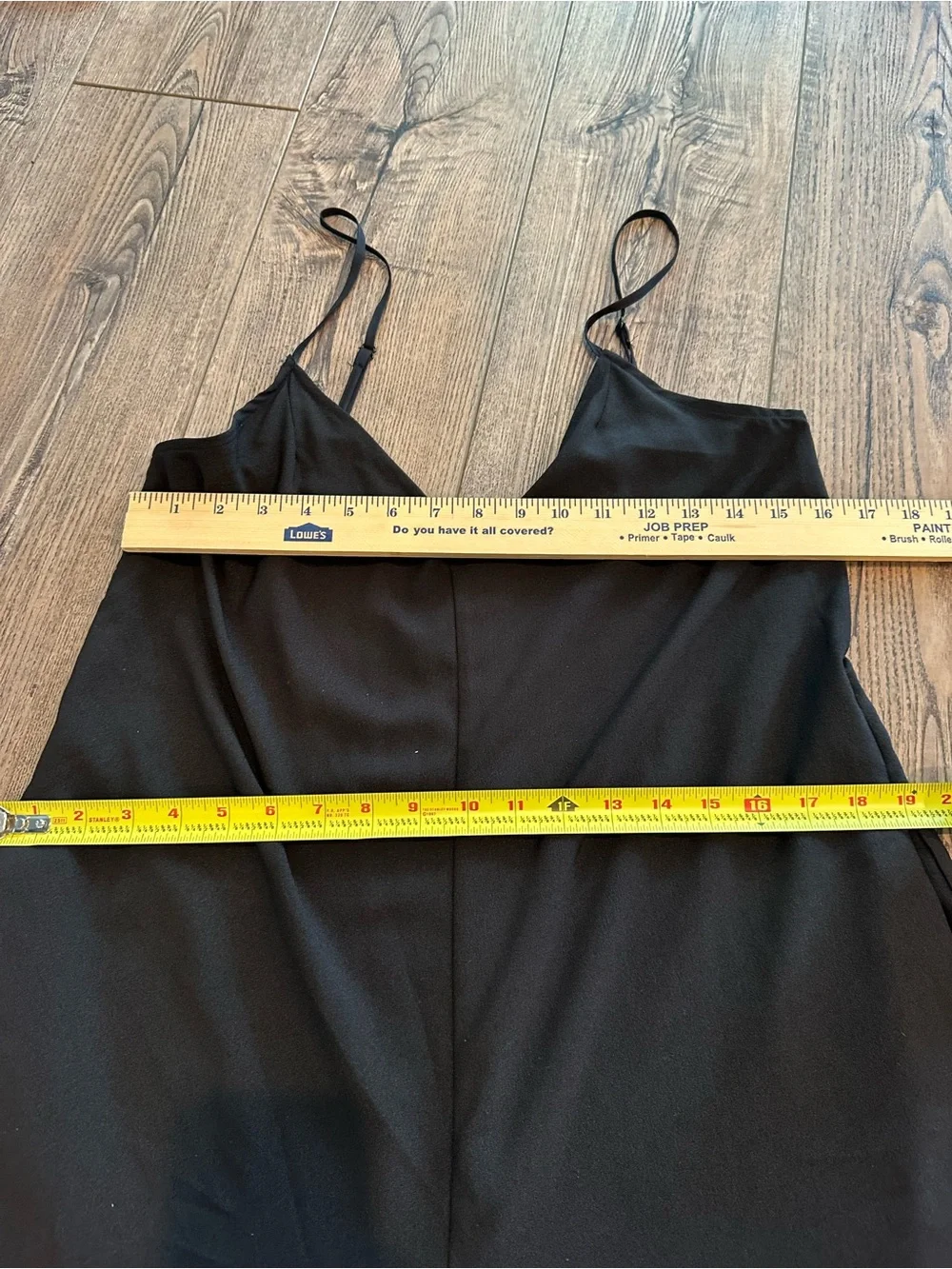 Hutch Anthropologie Black Wide-Leg Jumpsuit with Spaghetti Straps Medium - Picture 5 of 7